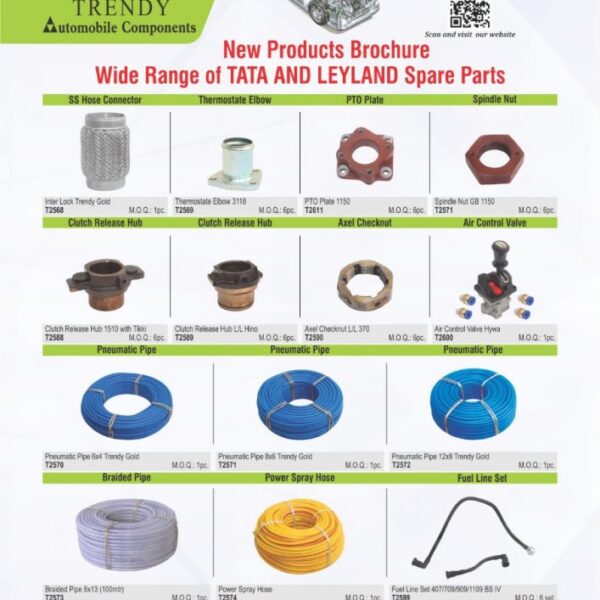 Wide Range Of TATA And Leyland Truck Parts