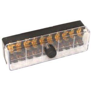 fuse box  10 pole glass type