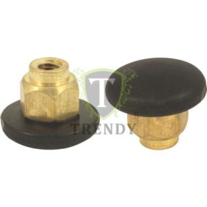 wiper top nut brass