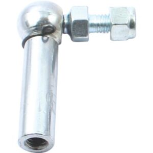 ACCELERATOR END 1210 CHROME WITH NYLOCK NUT
