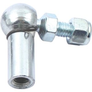 ACCELERATOR END 1612 CHROME WITH NYLOCK NUT LEFT