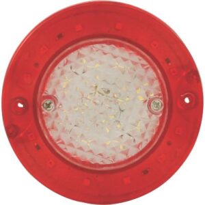 roof lamp round 4 '' [24 volt] red