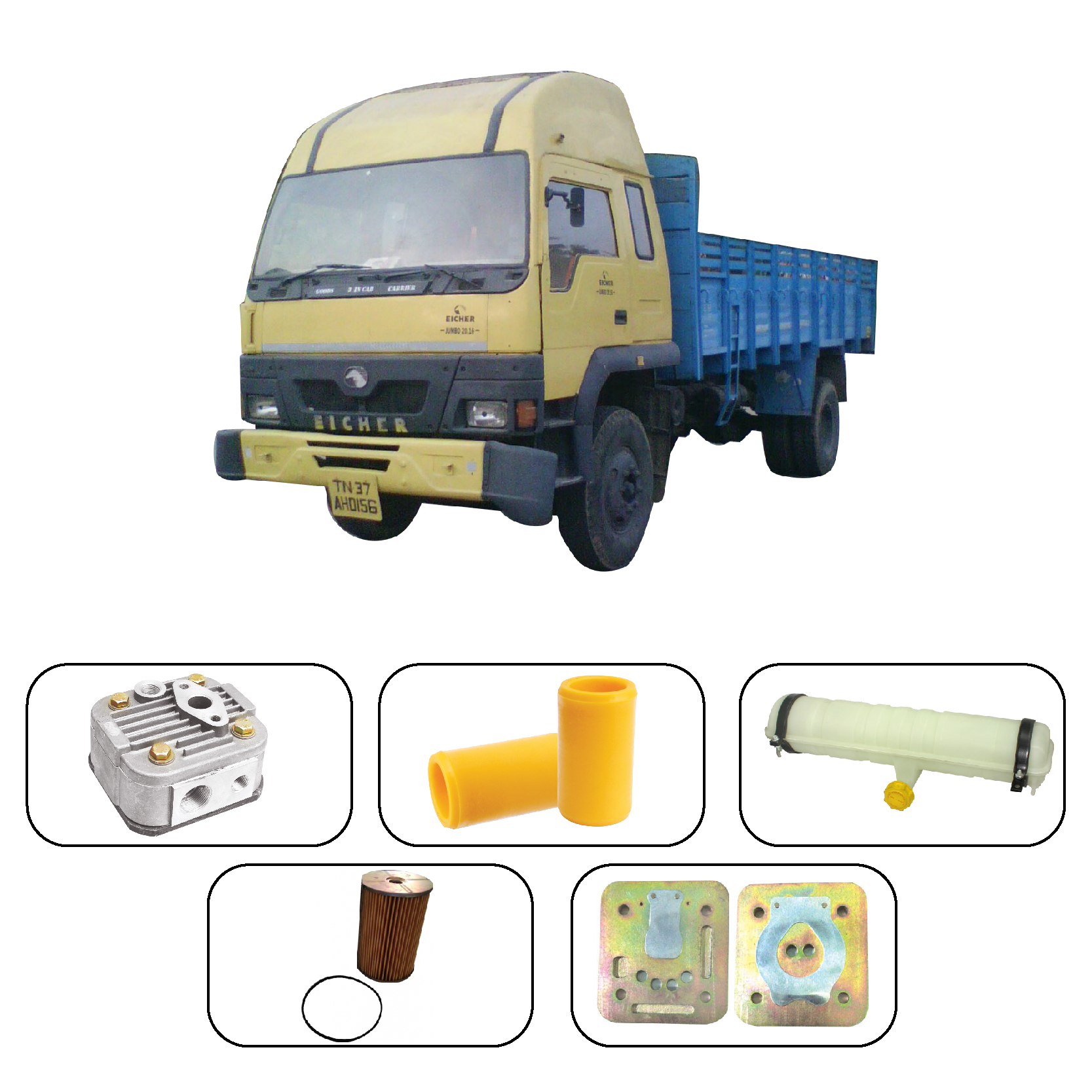 Eicher Jumbo Truck Spare Parts Available At TRENDY