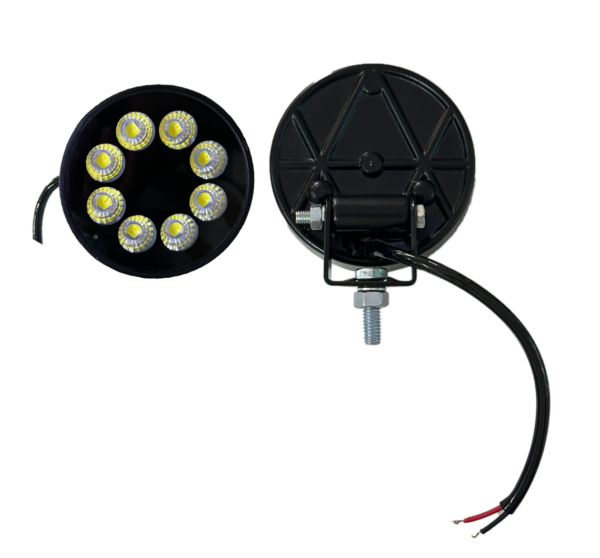 FOG LAMP 8 LED ROUND 12V 40w