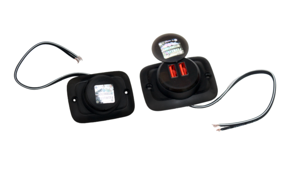 DC CHARGER 2 USB  (MICRO MODEL) 12/24 COMMON VOLT (3.1 AMP)
