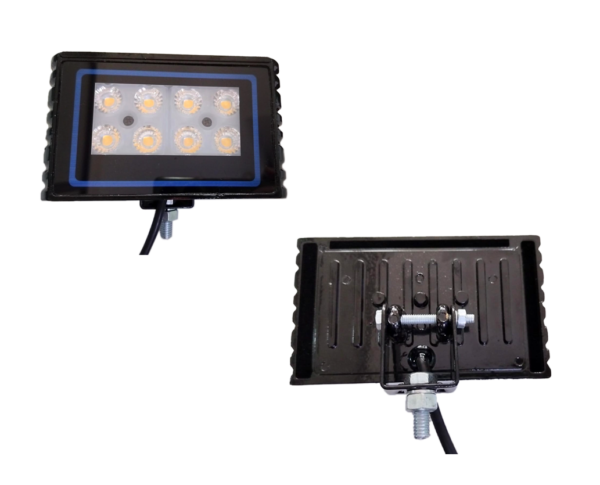 FOG LAMP SQUARE 8 LED DRL (WARM WHITE) 12V 40W
