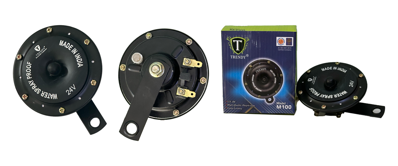 HORN M-100 BLACK 24VOLT