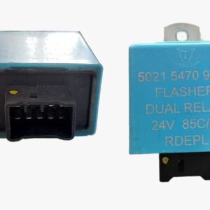 DUAL FLASHER RELAY CAT-6-24V BLUE SIGNA/ULTRA/ PRIMA/4018/3518 (8 PIN)